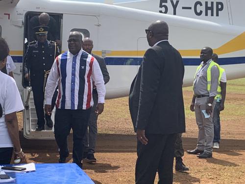 Nord-Kivu : Félix Tshisekedi est arrivé à Beni