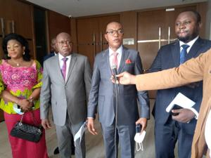 L Alliance des Bâtisseurs pour Un Congo Émergent de Athanase Matenda adhère à l'Union sacrée de la Nation. Le 23 janvier 2021. Radio Okapi/Ph. Paul Matendo.