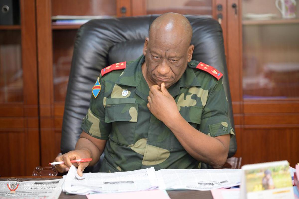 Lieutenant-général Johnny Luboya N’kashama, gouverneur militaire de l’Ituri. Photo ministère de la communication et médias de la RDC. <br />