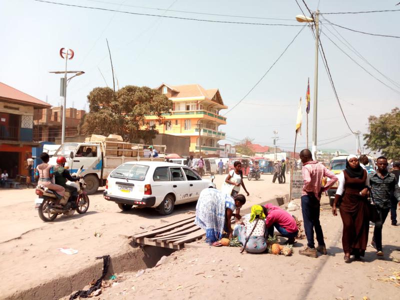 Une vue du centre ville d'Uvira. Sud-Kivu, septembre 2022.<br />Radio Okapi.Ph/ Marc Maro Fimbo