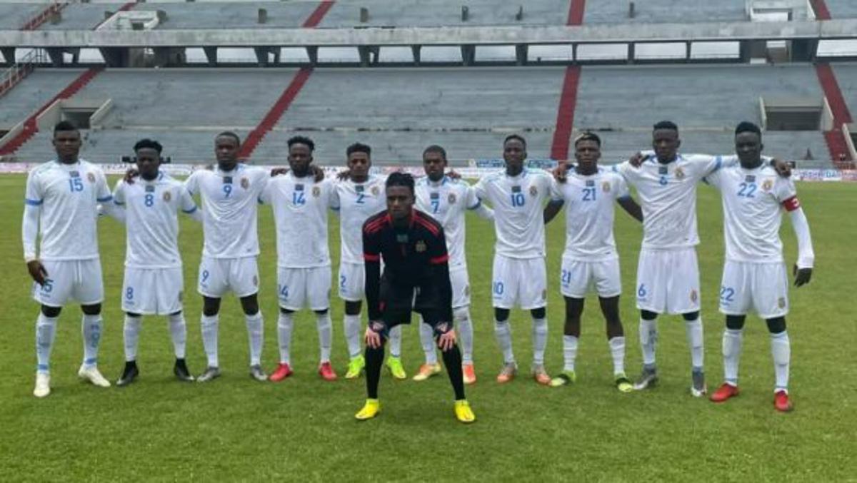 (Archives) Les Léopards U23 le 22/07/2022.<br />FECOFA