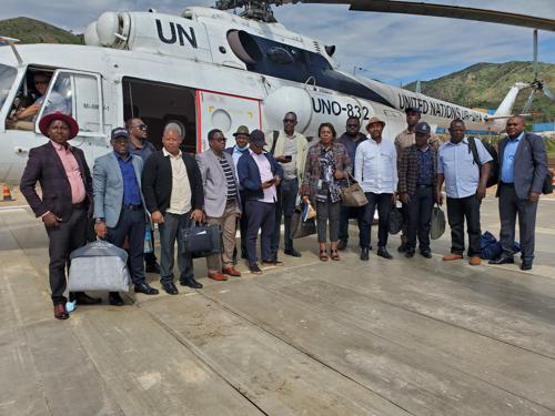 Sud-Kivu : la cellule de contact des accords d’Addis-Abeba en visite à Uvira