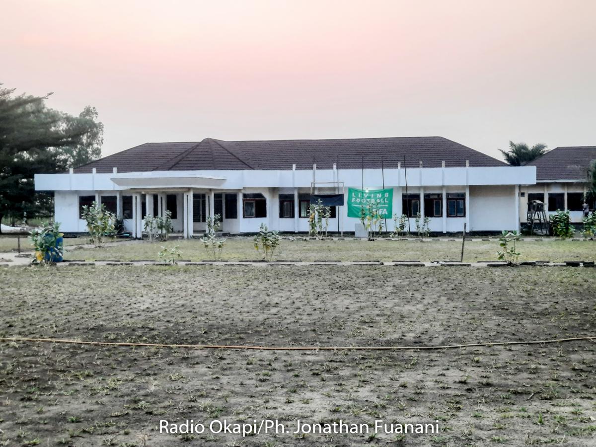 Vue du centre de la Fecofa, Kurara Mpova dans la commune de la Nsele. <br />Radio Okapi.Ph/Jonathan Fuanani