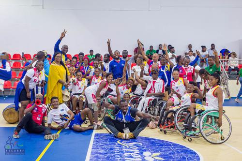 Jeux africains paralympiques 2023 : les Léopards dames basket sur fauteuil roulant remportent la médaille de bronze