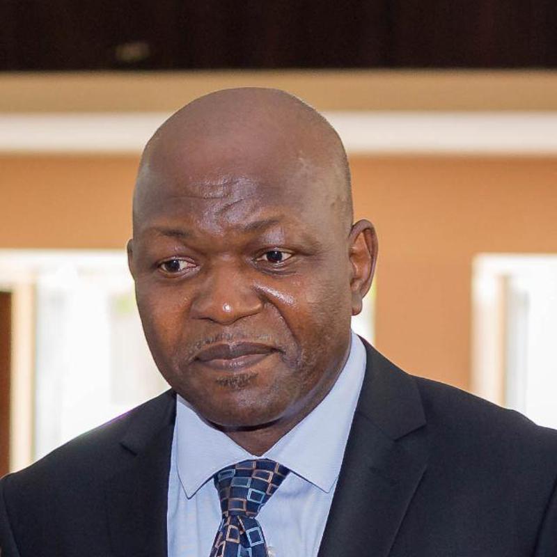 Président de l’Association pour la promotion de la métrologie et la normalisation en RDC (APROMEN), Bertin Ntumba. <br />Photo Droits Tiers.