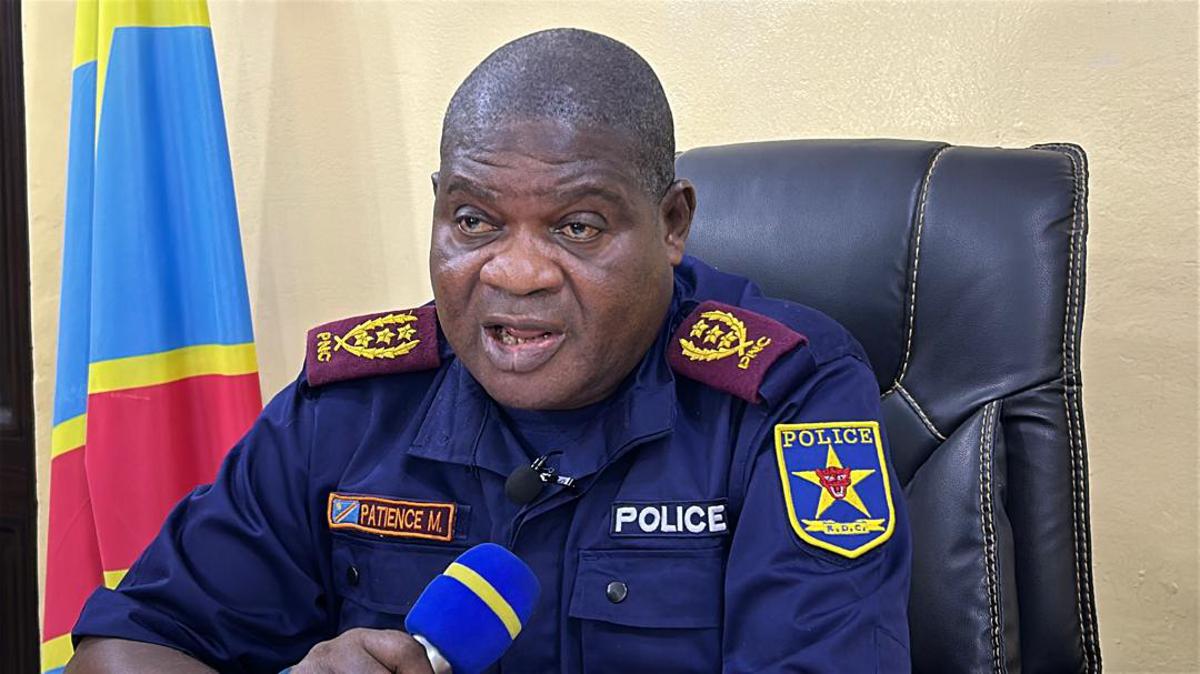 L'Inspecteur Général de la Police Nationale Philémon Patience Mushid Yav. Kinshasa, le 03/02/2025<br />Radio Okapi/Ph. Billy Yvan Lutumba 20250203162754085505_WhatsApp_Image_2025-02-03_at_15.54.15.jpeg?imgmax=1200