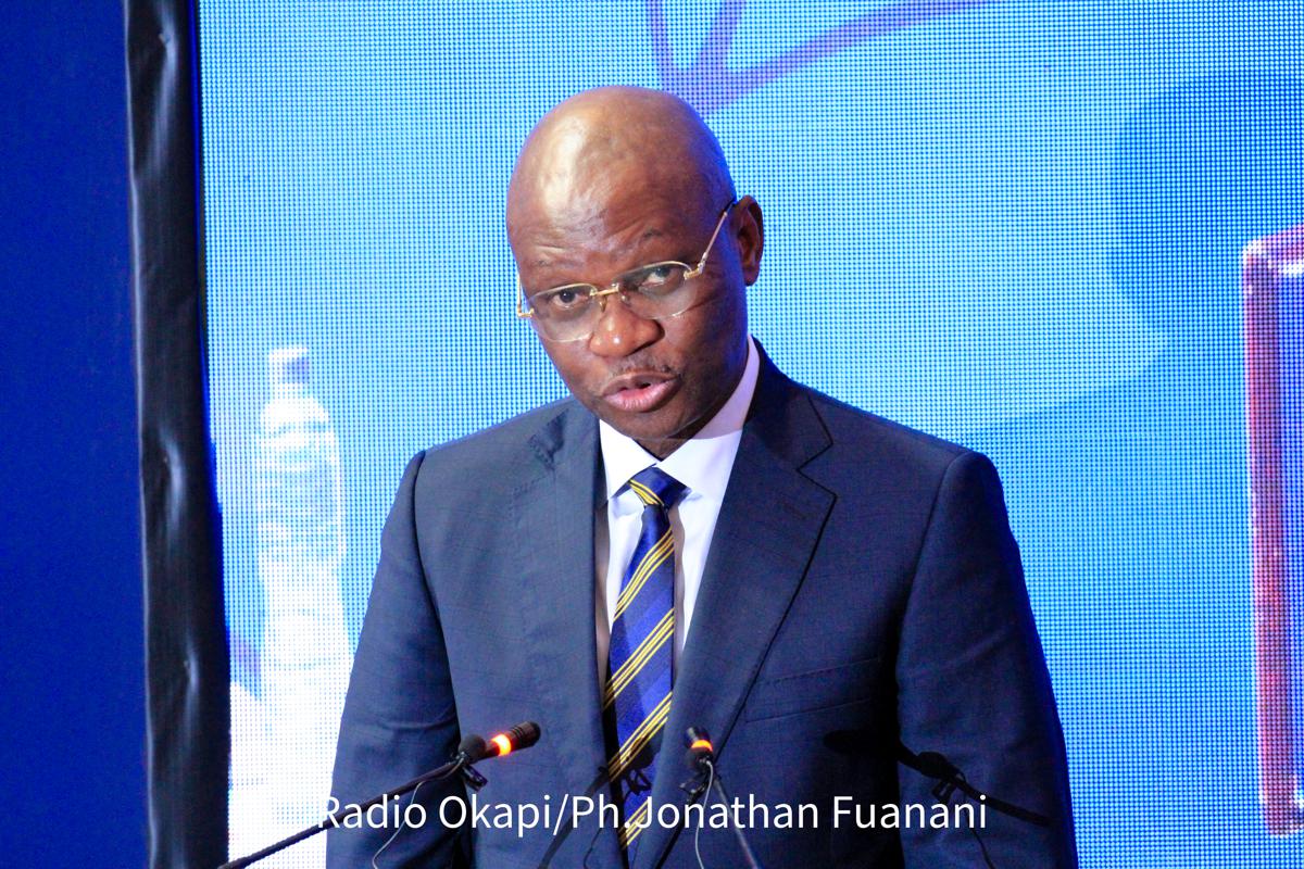 Le ministre de la Santé docteur Samuel Roger Kamba lors de l'ouverture du 4ème forum national sur la vaccination et l'éradication de la poliomyélite en RDC. Kinshasa, le 5 mars 2025<br /> <br />Radio Okapi/Ph. Jonathan Fuanani 20250305134848359547_R_OK3132.jpg?imgmax=1200