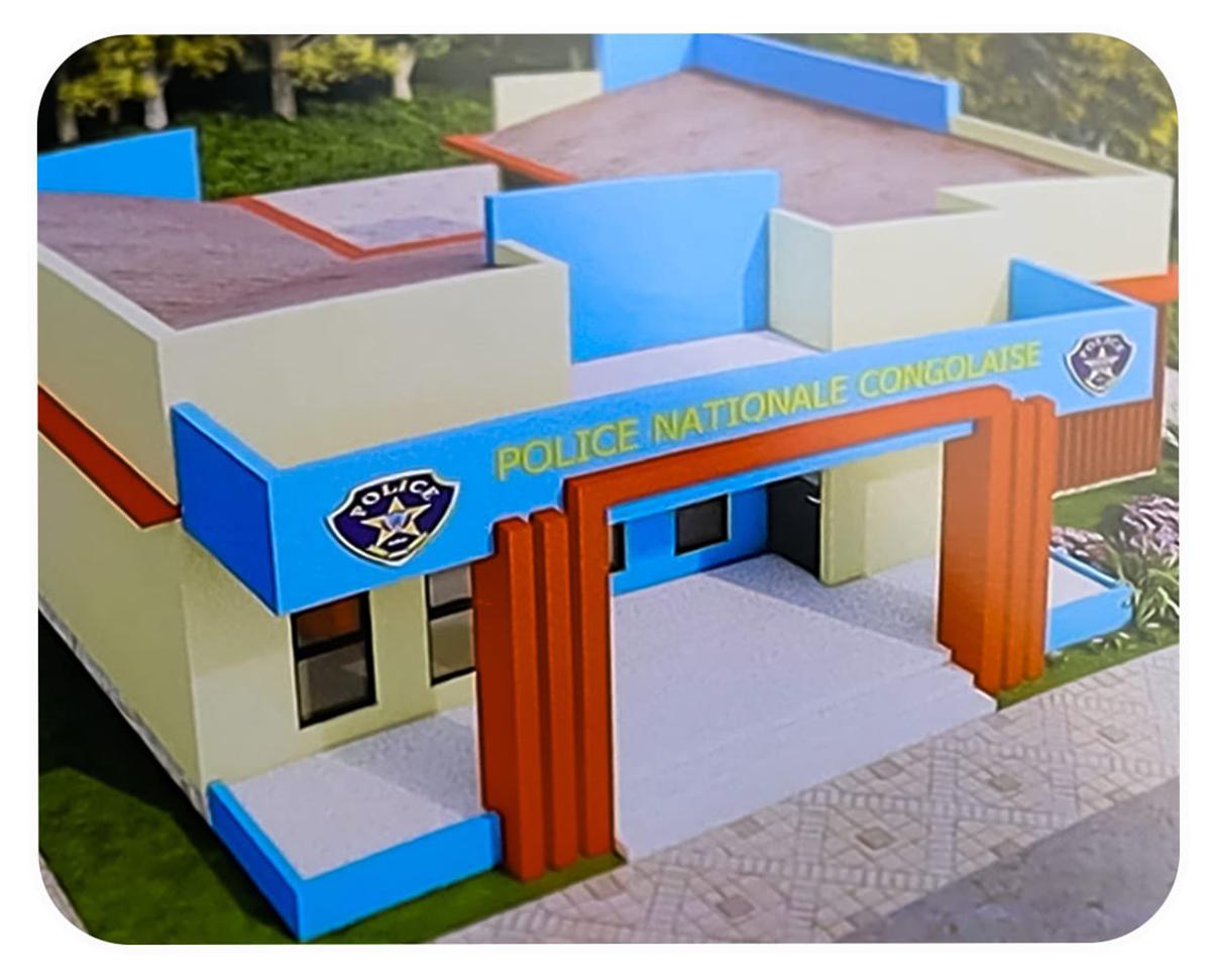 Maquette des sous-commissariats de la Police nationale congolaise à Kinshasa <br />Ministère de l'Intérieur 20250417044829401769_GorPZidXUAA8b_z.jpg?imgmax=1200