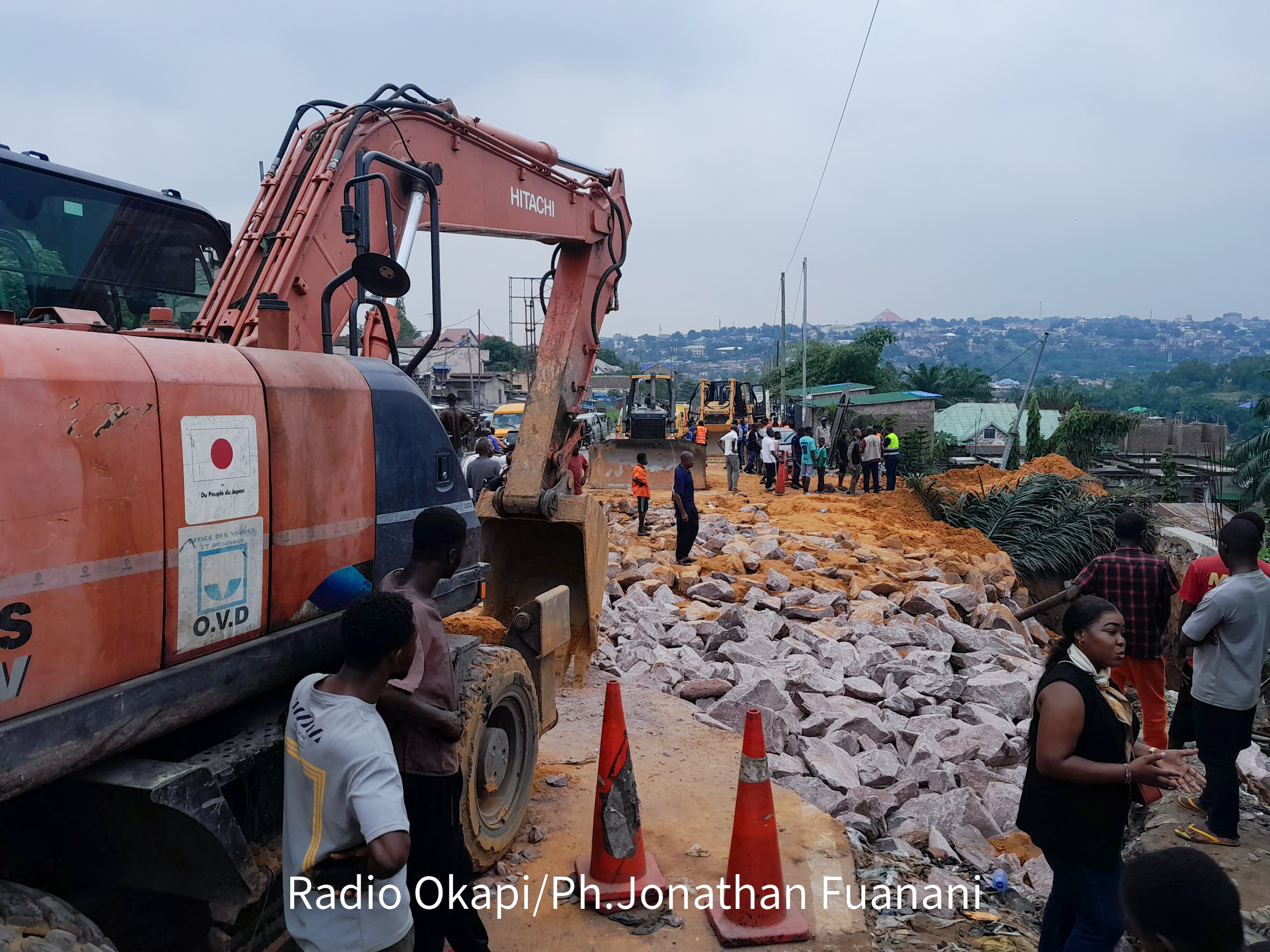 A l’approche de la saison de pluie, les travaux antiérosifs se poursuivent à Kinshasa