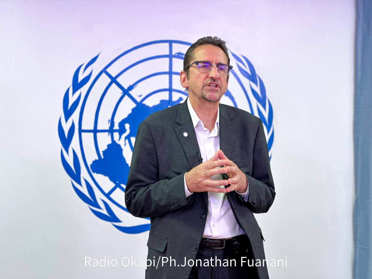Bruno Lemarquis, représentant résident du système des Nations Unies en RDC<br />Radio Okapi/Ph. Jonathan Fuanani 20250514173901835548_IMG-20250514-WA0014.jpg?imgmax=1200