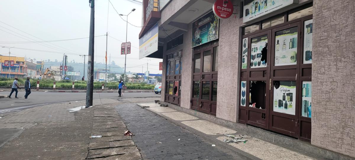 Des magasins saccagé au lendemain de l'entrée des M23 dans la ville de Goma. Janvier 2025<br />Ph/ Blaise Irenge 20250526171558541475_IMG-20250520-WA0075.jpg?imgmax=1200