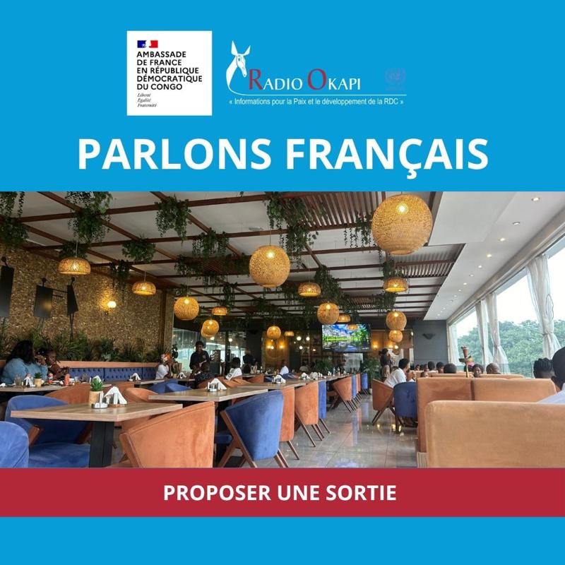 Vue d'un restaurant à Kinshasa<br />Radio Okapi/Ph. Ronely Ntibonera