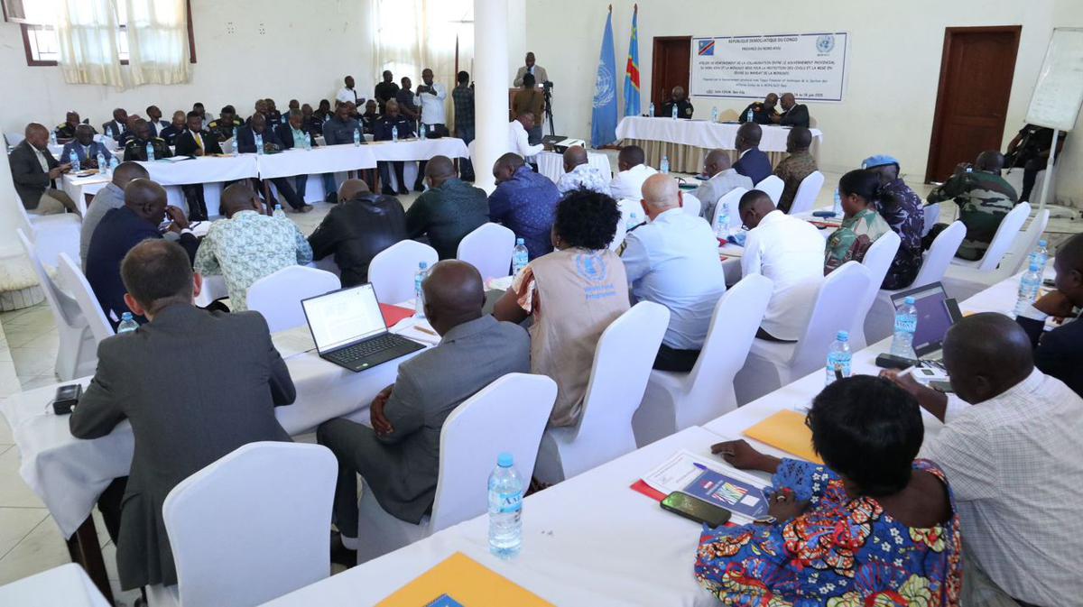 (Photo d'illustration)Ouverture le 16/06/2025à Beni d’un atelier visant à renforcer la collaboration entre le gouvernement provincial du Nord Kivu et la MONUSCO pour protéger les civils et assurer la mise en œuvre du mandat de la mission de l’ONU. Photos / Martial P. Mukeba<br />Radio Okapi 20250617124604484595_eea9c54a-ce54-4148-95f4-381fcf40085c.jpg?imgmax=1200