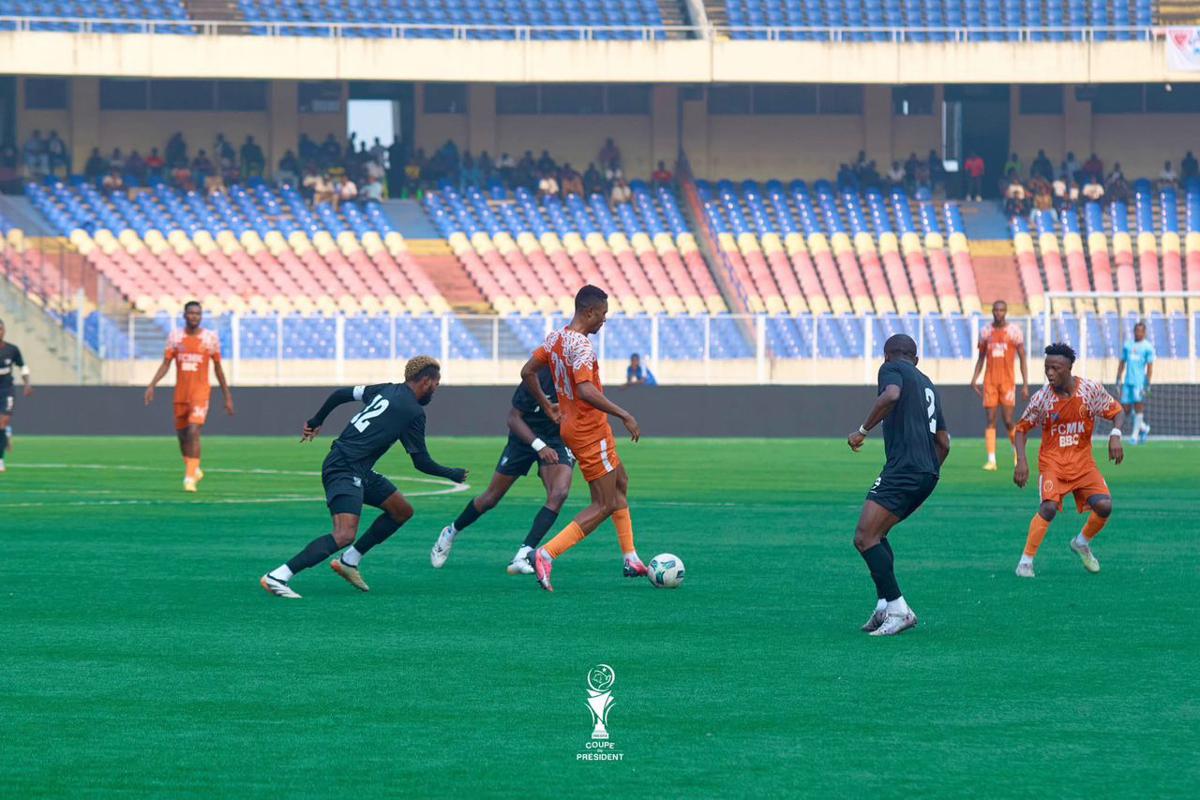 Match FC MK contre l’Académie club Rangers, le 10 juillet 2025 au stade des Martyrs à Kinshasa, pour la demi finale de la 59e édition de la Coupe du Congo de football. <br />Photo FECOFA 20250711140025176795_WhatsApp_Image_2025-07-11_at_09.43.39.jpeg?imgmax=1200