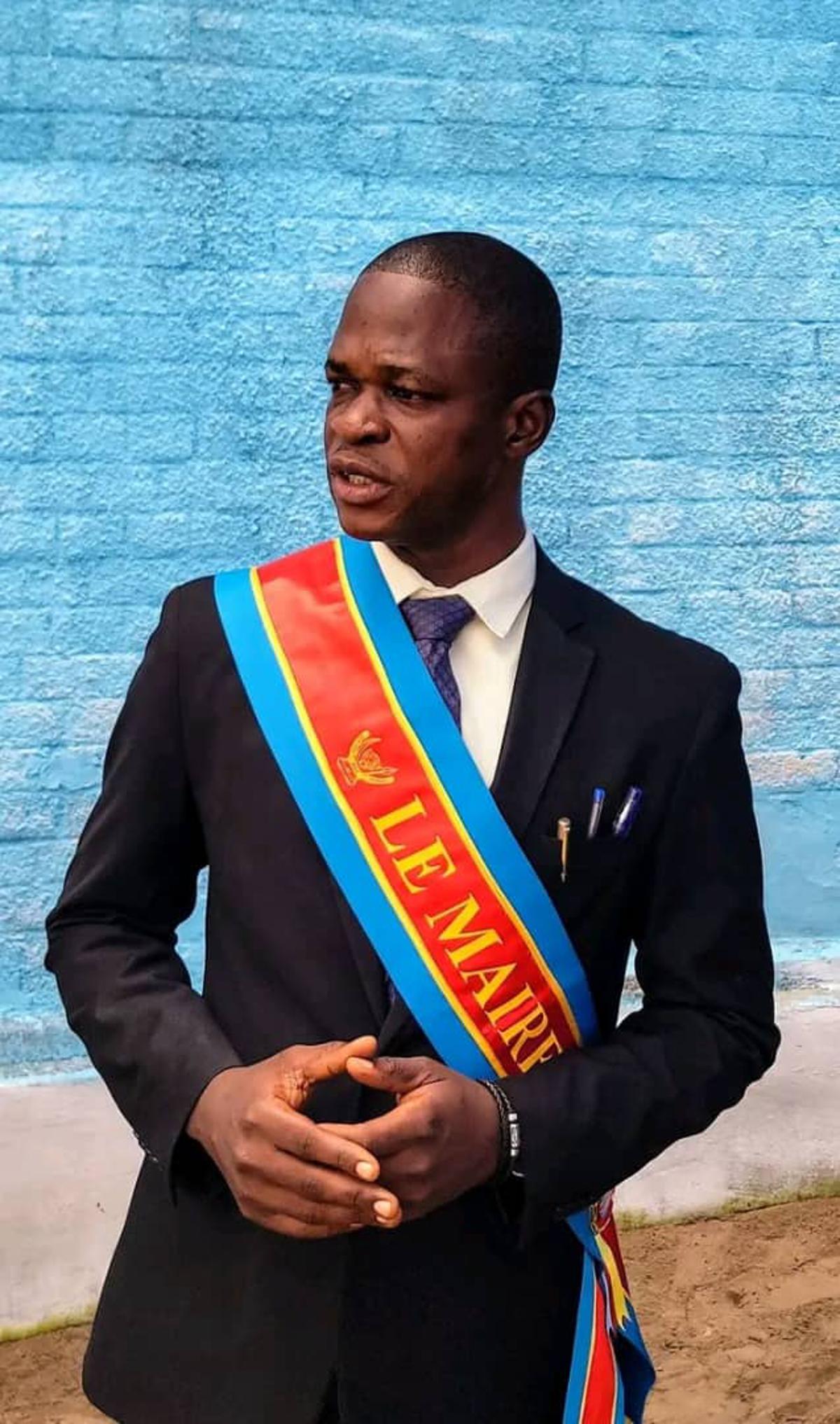 Louis Manga, maire de Lusambo dans la province du Sankuru<br />Photo Droits Tiers.