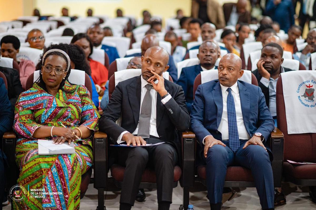Les ministres du Gouvernement participant à la cérémonie de commémoration du massacre de Gatumba, le 13/08/2025.<br />Ministère de la Communication et Médias 20250815103112505039_GyQ3IUVX0AQbl5g.jpg?imgmax=1200
