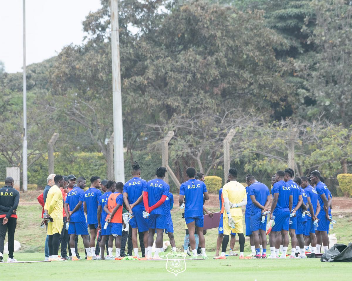 CHAN 2024. Vue des Léopards A’ de la RDC lors d’une séance. Aout 2025 <br />Photo FECOFA 20250817162615239747_CHAN5.jpg?imgmax=1200