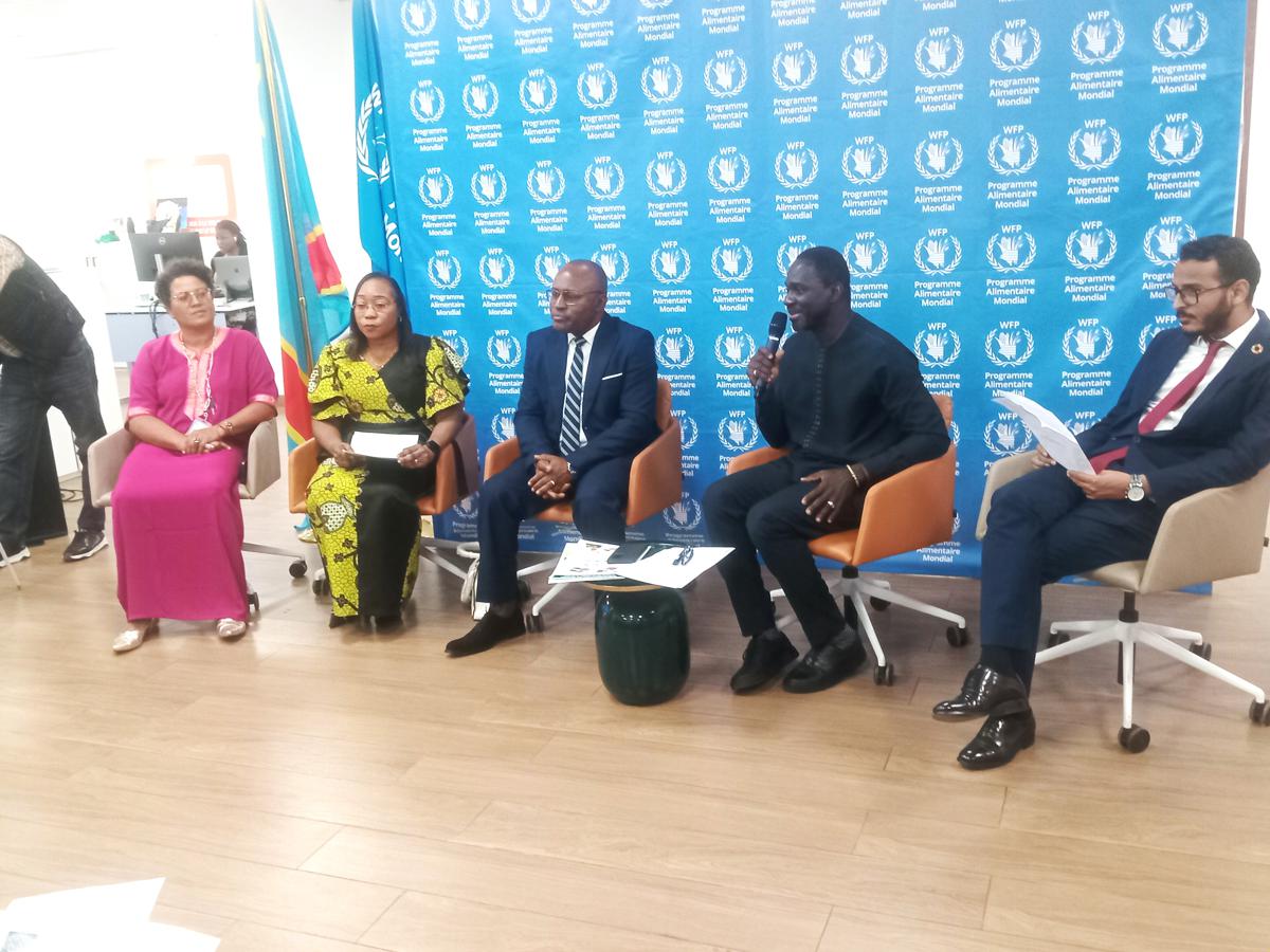 Intervenants à la cérémonie de lancement de la campagne « Faire de mes premiers mille jours un bon départ pour la vie », mardi 26 août 2025 à Kinshasa. 20250826193806719292_20250826_101937_BON.jpg?imgmax=1200