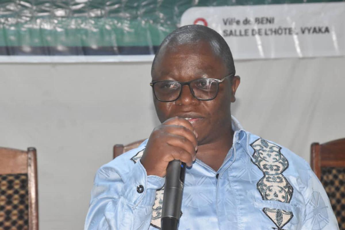Olivier Ndohole, secrétaire exécutif de l'ONG Alerte congolaise pour l'environnement et les droits humains. Août 2025<br />Radio Okapi/Marc Maro Fimbo 20250830094031544280_WhatsApp_Image_2025-08-29_at_16.08.26.jpeg?imgmax=1200