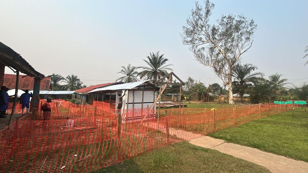 (Illustration) Le centre de traitement d’Ebola de la zone sanitaire de Bulape, au Kasaï. Septembre 2025. <br />OMS