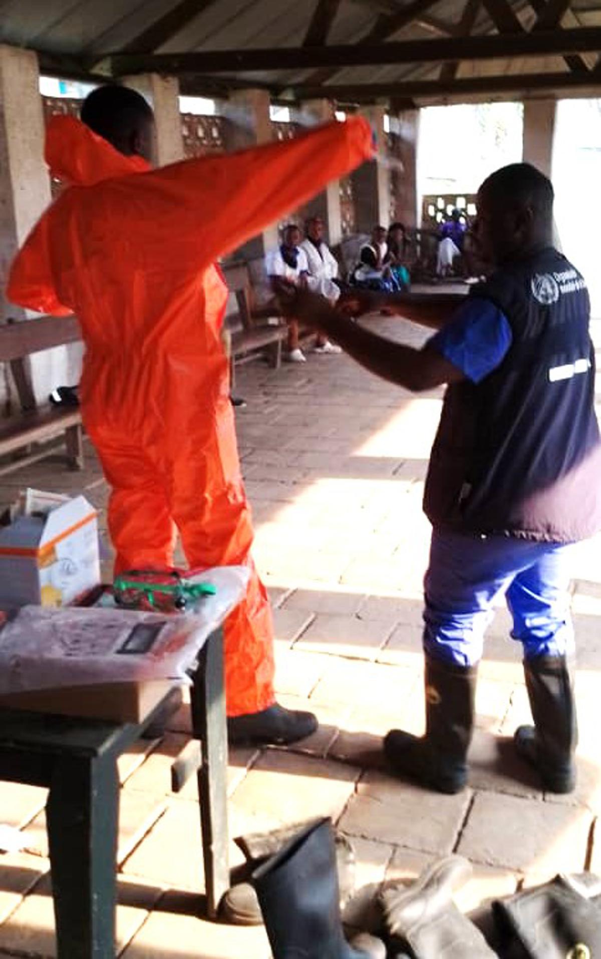 Le centre de traitement d’Ebola de la zone sanitaire de Bulape, au Kasaï. Septembre 2025. <br />OMS 20250910164257867288_G0ZYLDUXMAAIn-j.jpg?imgmax=1200
