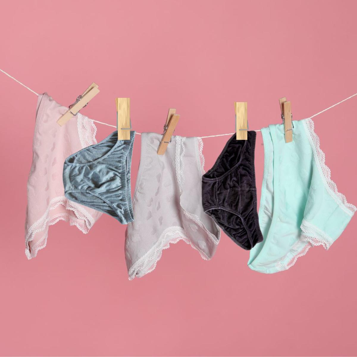 Des sous-vêtements étalés au séchoir.<br /> <br />Photo CANVA 20251003130710197807_PIC_CAL.jpg?imgmax=1200