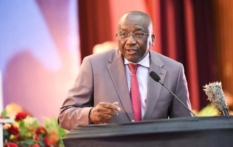 Jacques Djoli, rapporteur de l’Assemblée nationale.<br />Assemblée nationale