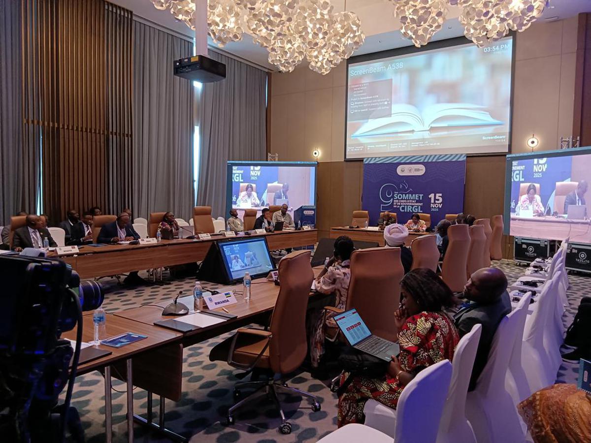 Vue des participants, vendredi 7 novembre 2025, de la 31ᵉ réunion du Comité régional de la Conférence internationale sur la région des Grands Lacs.<br />Radio Okapi/Ph. Stany Diumi.