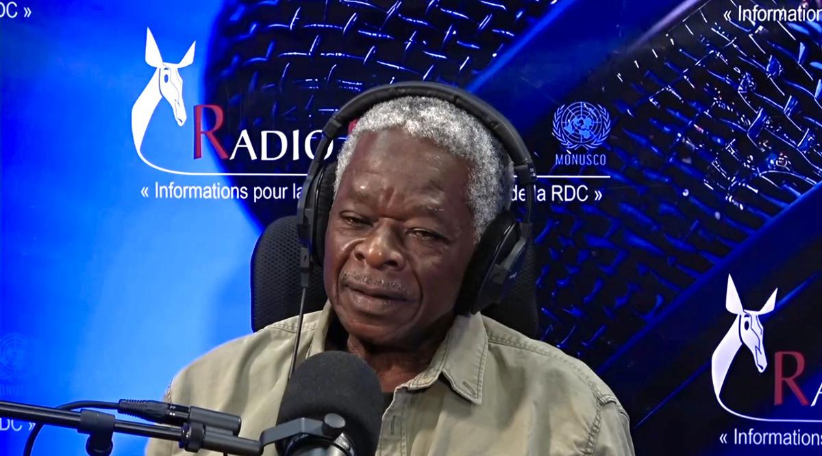 Sam- Mangwana artiste musicien congolais<br />Ph/ Radio Okapi