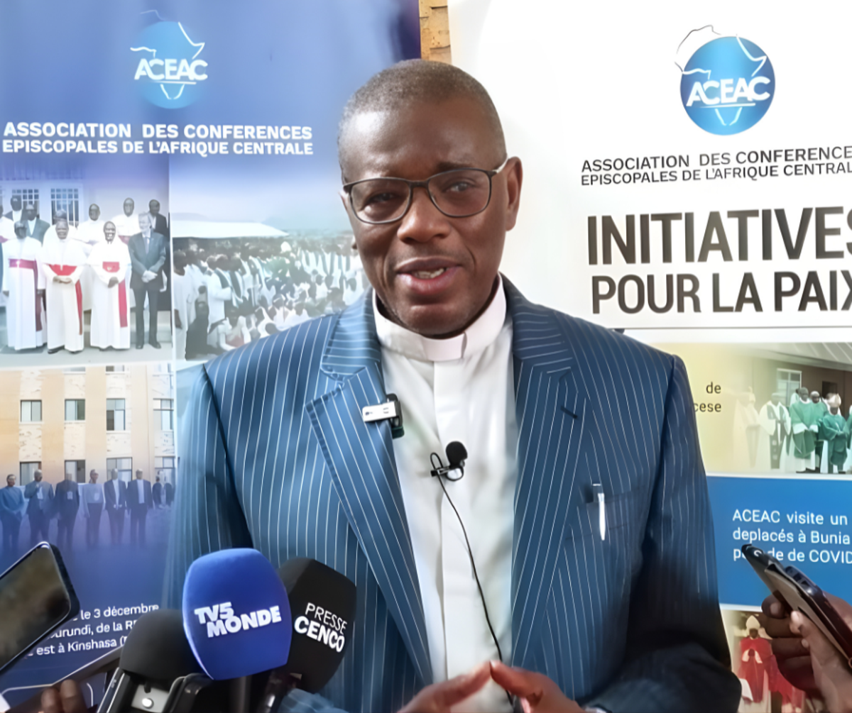 L’abbé Jean-Pierre Badidike Mulamba, Secrétaire général de l’ACEAC, le 14/12/2025. Photo Blaise Makasi.<br />Radio Okapi