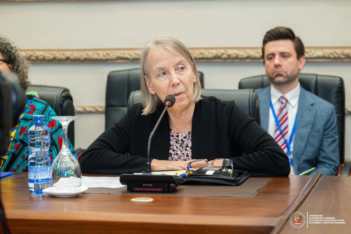 L’ambassadrice des États-Unis d’Amérique en poste à Kinshasa, Lucy Tamlyn.<br />Photo/Cellcom Présidence de la Rép. 20251215181503378257_Lucy.jpg?imgmax=1200