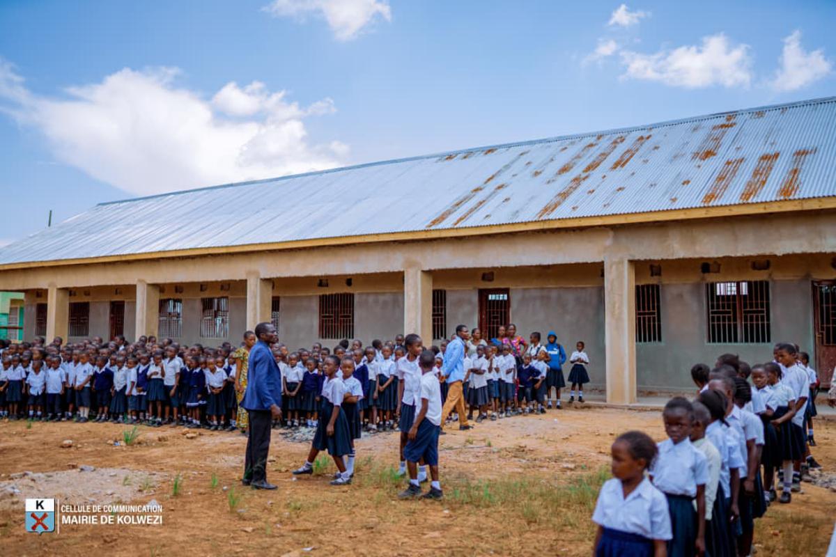 Vue d'une école construite par la mairie de Kolwezi, jeudi 22 janvier 2026 </p>
<p><br />Photo Mairie de Kolwezi