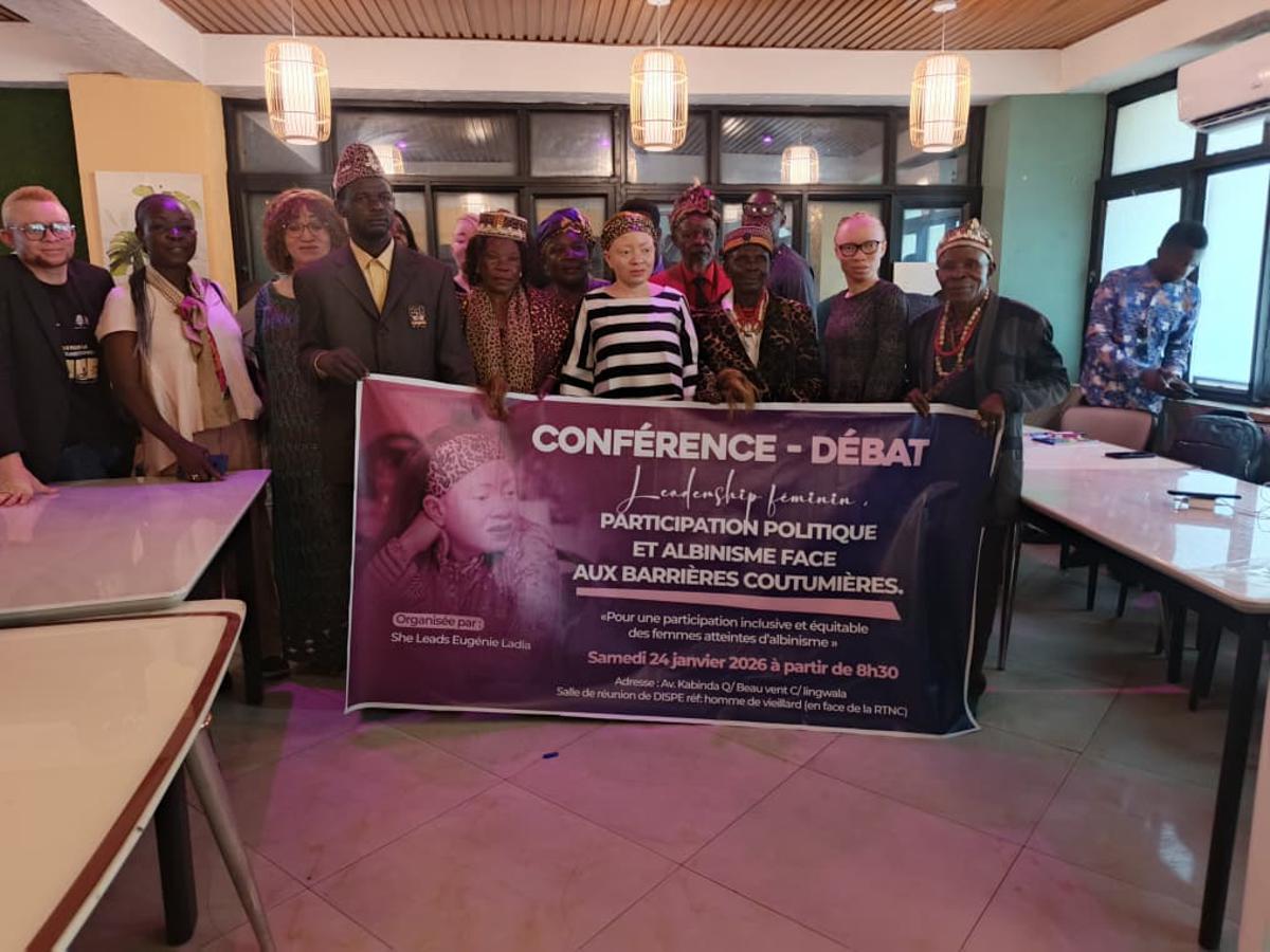 « Leadership féminin, participation politique et albinisme face aux barrières coutumières », ce samedi 24 janvier 2026, à Kinshasa.<br />Radio Okapi/Ph. Blaise Ndongala M. 20260124193119397709_Eugenie.jpg?imgmax=1200