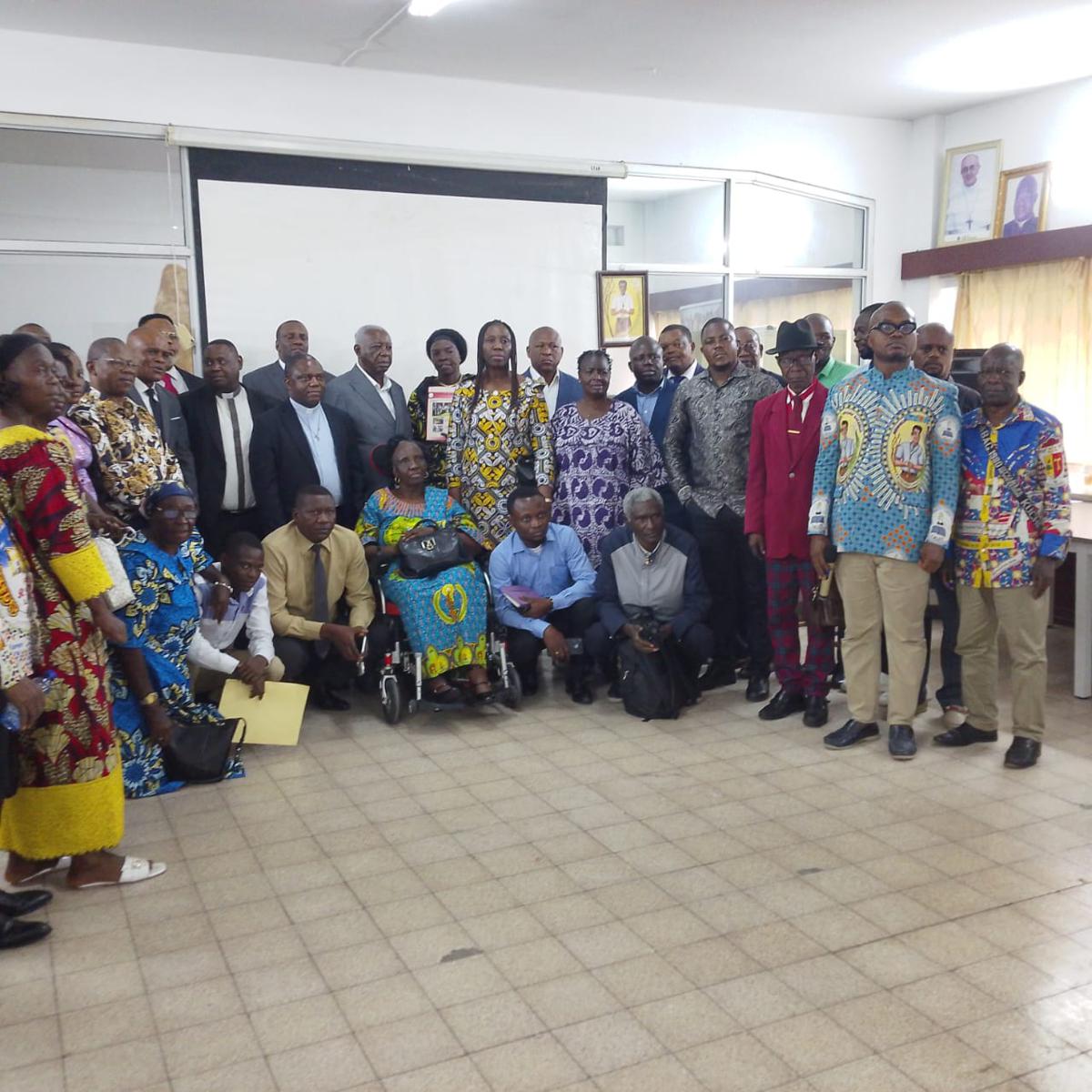 Les membres du Conseil de l’Apostolat des Laïcs Catholiques du Congo (CALCC), jeudi 29 janvier 2026, lors de la relance du bulletin Laïc en mission. <br />Radio Okapi/Ph. Blaise Ndongala M. 20260129190104922432_CALCC.jpg?imgmax=1200