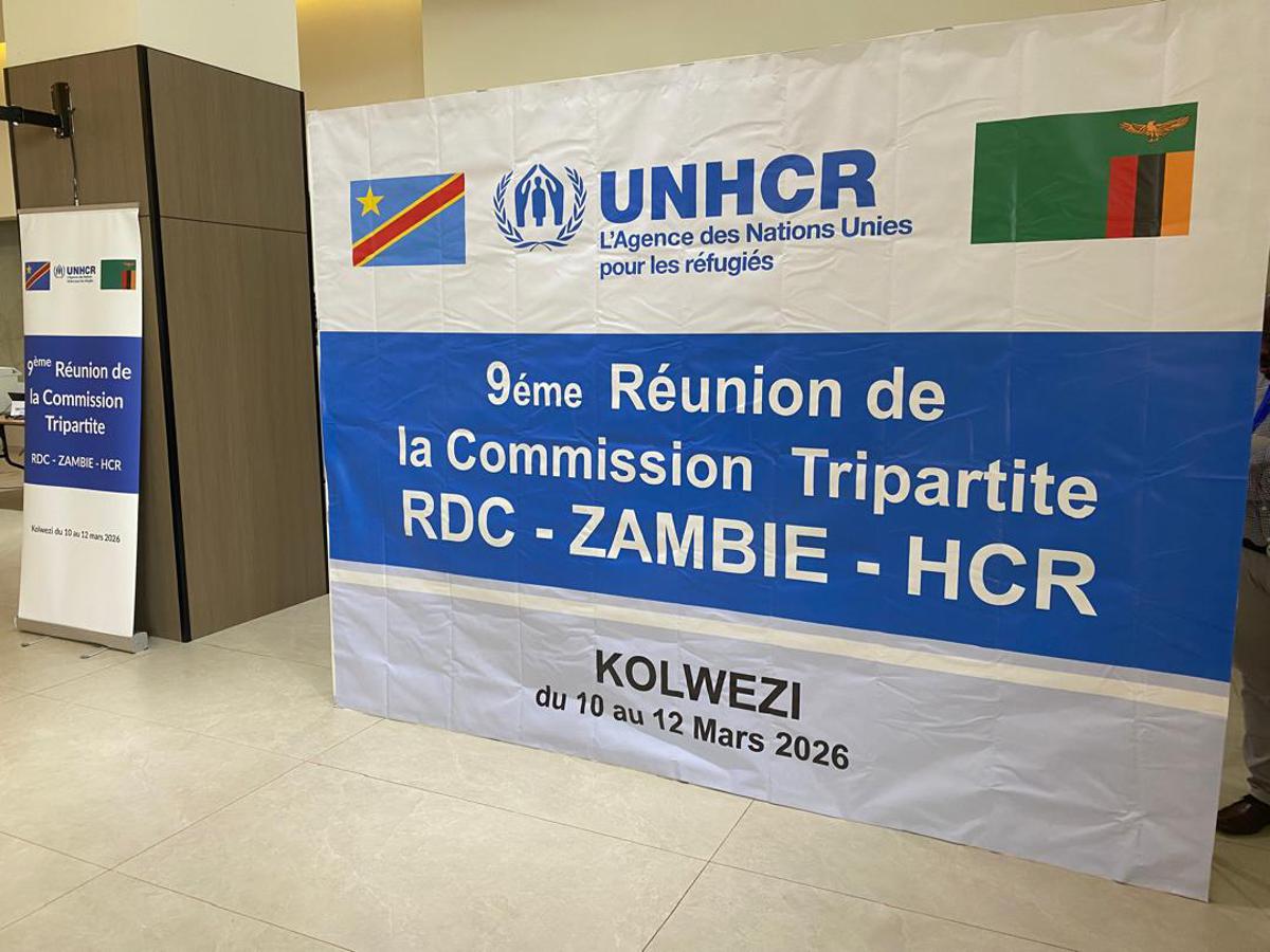 9ème réunion de la Commission tripartite RDC-ZAMBIE-HCR à Kolwezi, 11 mars 2026<br />Paulin Munagnga, Radio Okapi