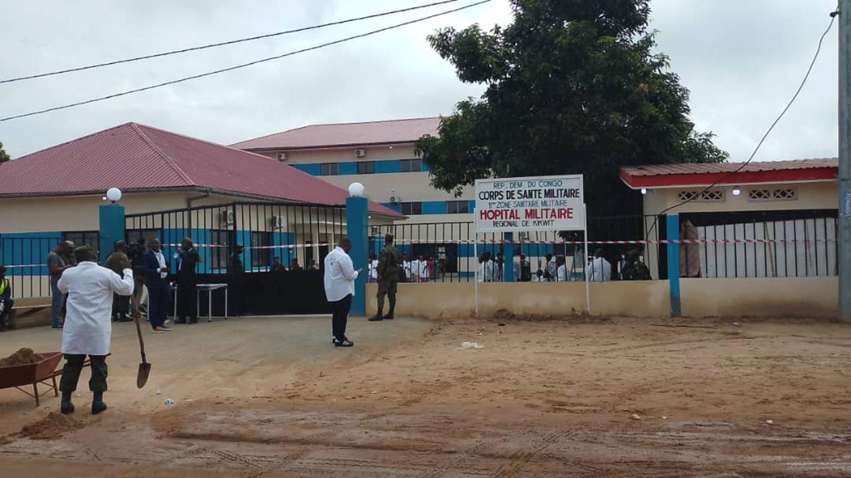 Hôpital militaire général de référence inauguré par le Président Félix Tshisekedi à Kikwit (Kwilu) mercredi 25 mars 2026. </p>
<p><br />Photo FARDC
