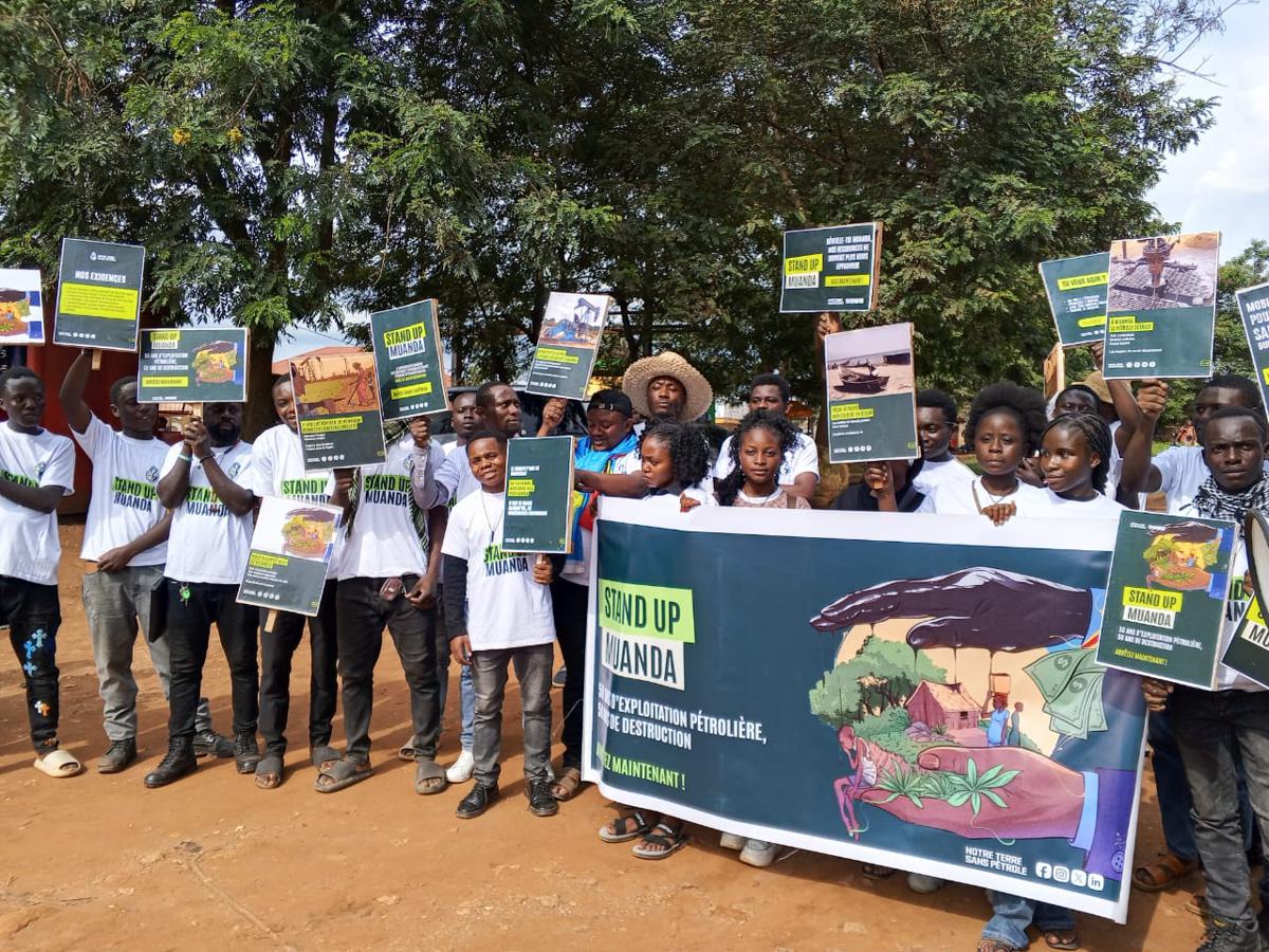 Youth in Beni oppose Perenco's oil exploitation in Muanda