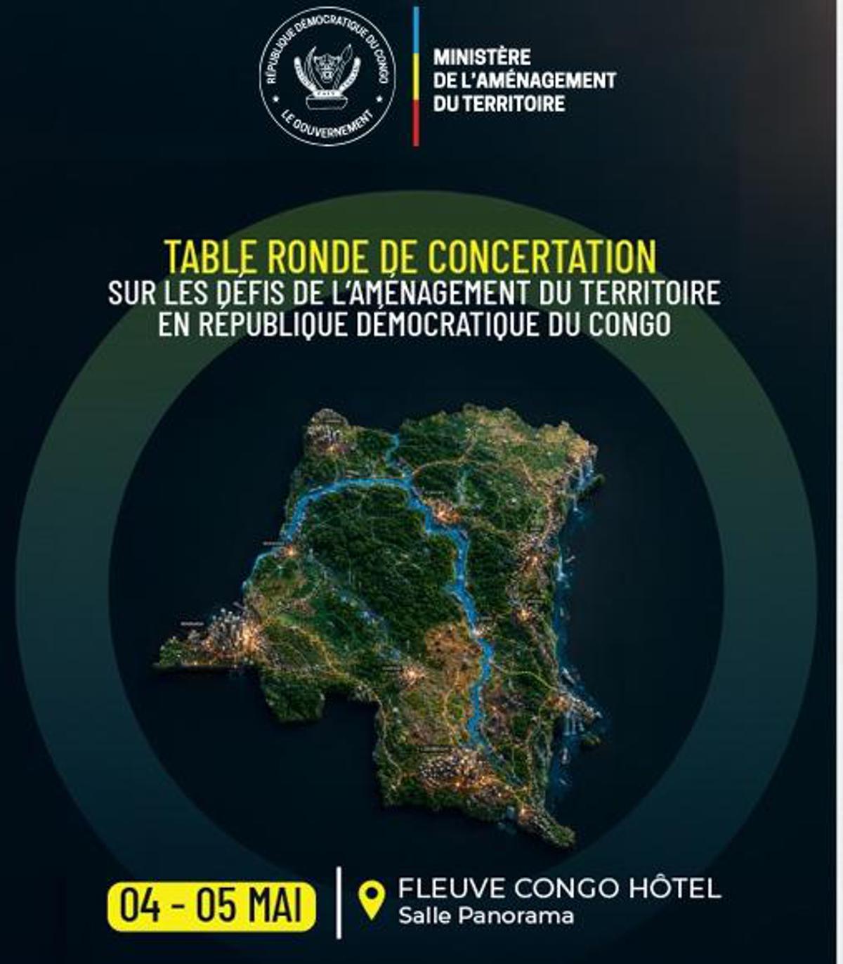 Kinshasa hosts the Round Table on the challenges of land use planning in the DRC