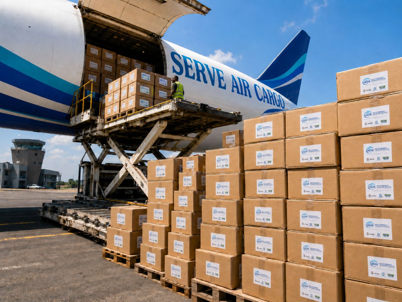 Ebola : l’Ituri et le Nord-Kivu bénéficient de 340 tonnes de médicaments et d’intrants grâce au projet HEPRR