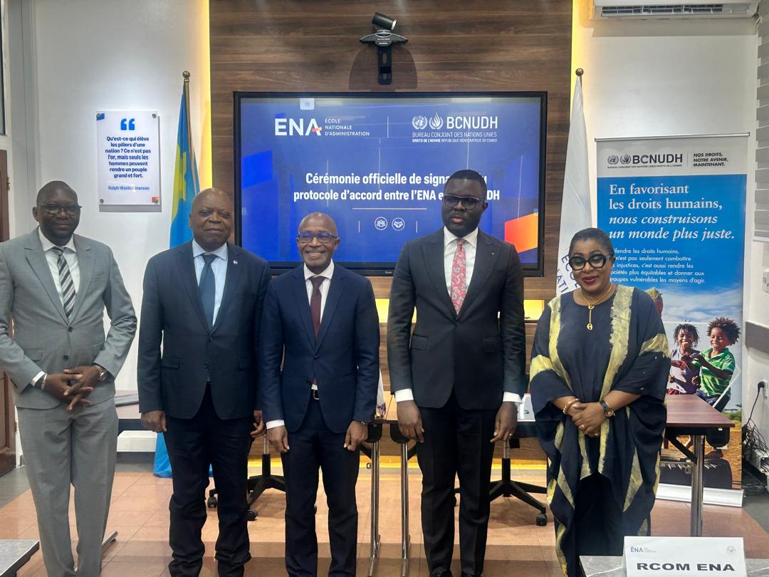 Signing of an ENA-BCNUDH agreement to curb administrative abuses