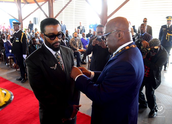 Félix Tshisekedi elevates Fally Ipupa to Knight of the Order of the Leopard