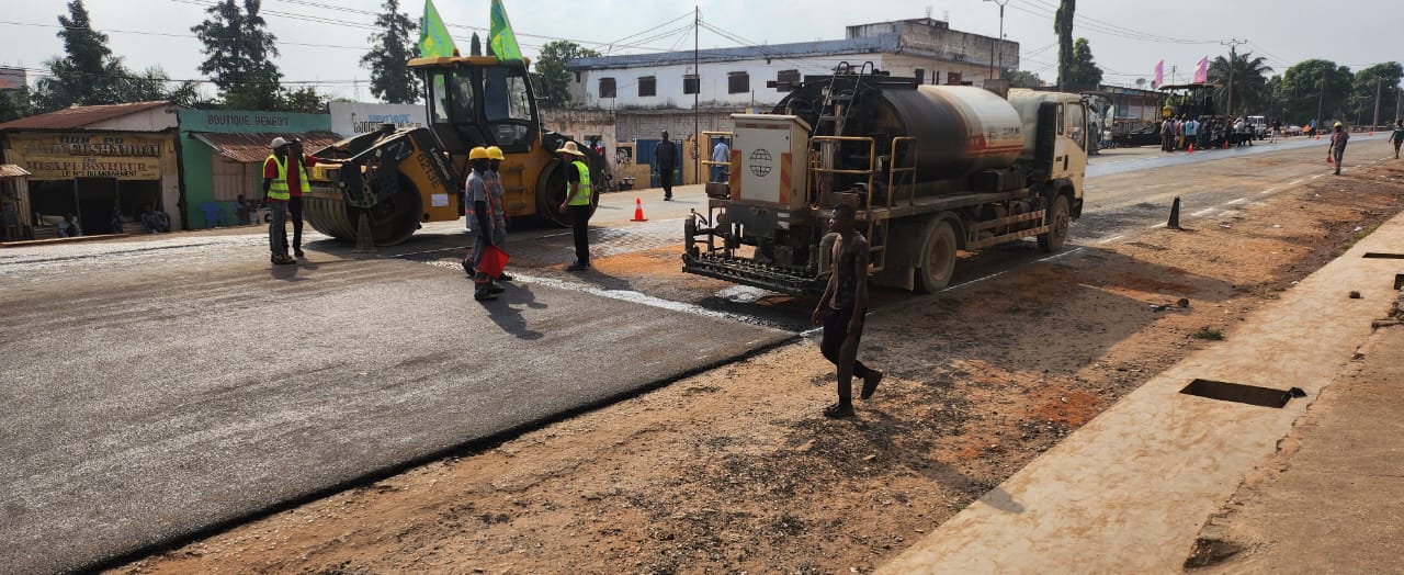 Lancement des travaux d’asphaltage de la RN1 à Mbuji-Mayi