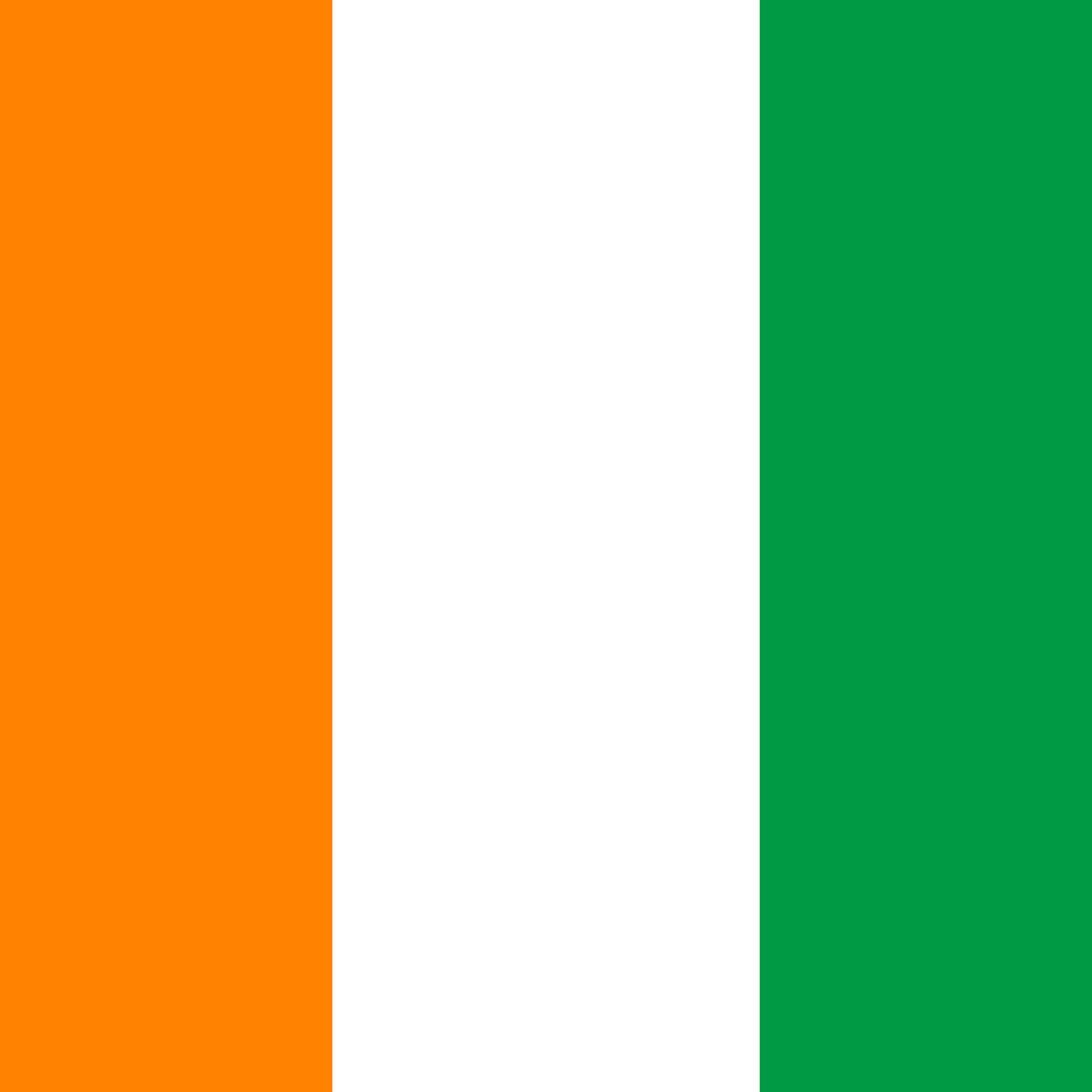 Drapeau de la Côte d'Ivoire<br />Droits tiers