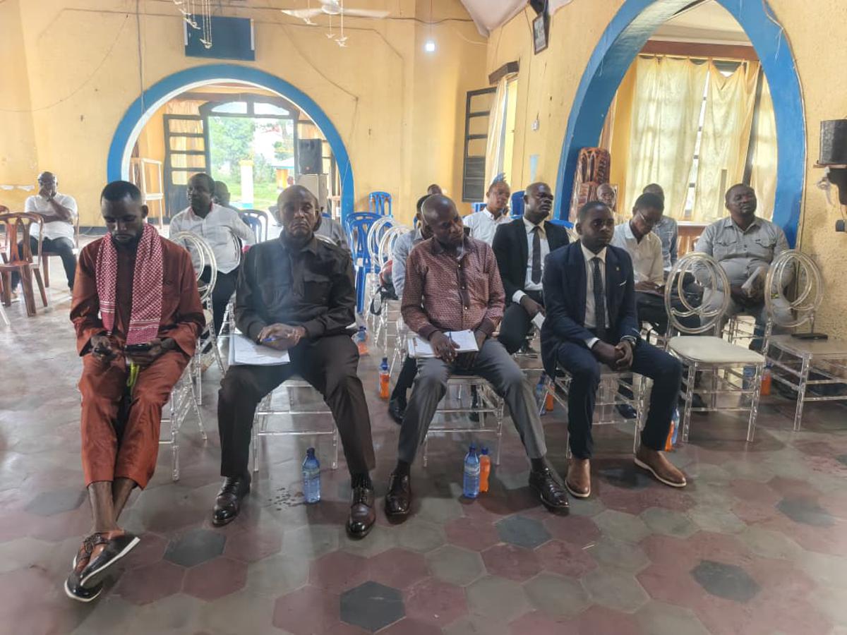 Campagne de sensibilisation des promoteurs des écoles privées sur la législation sociale à Kindu.<br />
<br />Radio Okapi/Ph Florence Kiza lunga