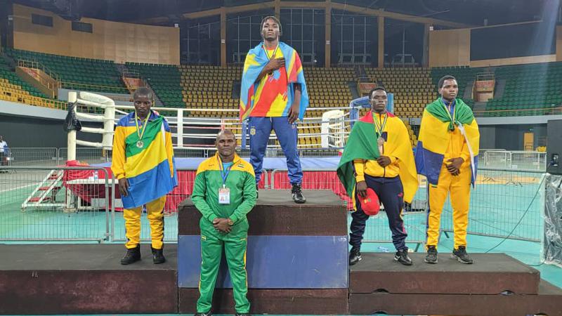 Les boxeurs congolais au championnat d'Afrique de boxe zone 3<br />
<br />Ph. Fédération congolaise de boxe