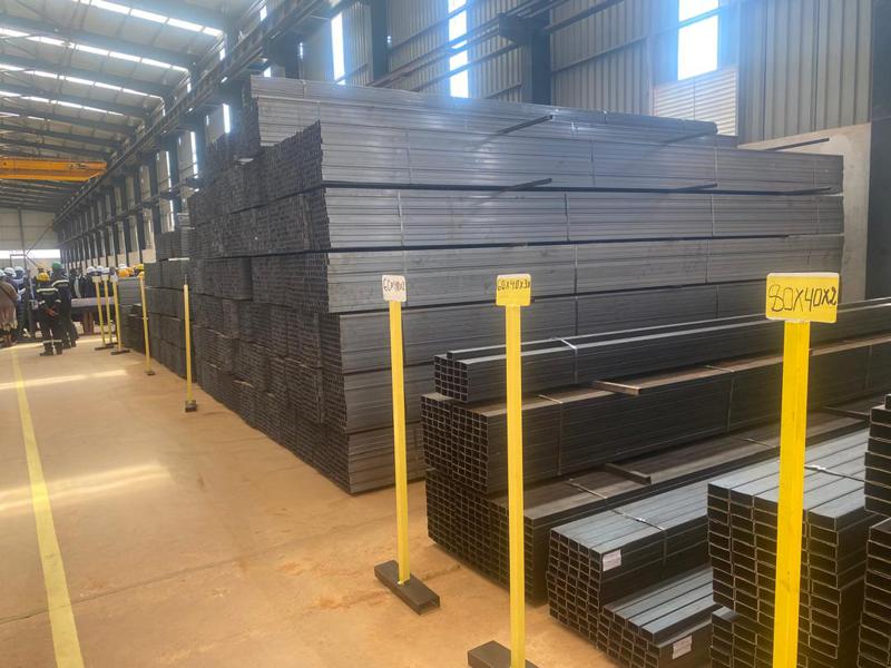 Première usine de fabrication de tubes carrés en RDC inauguré le 6 juillet 2026 à Lubumbashi, Radio Okapi/Paulin Munanga