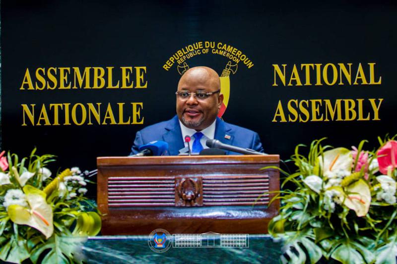 Le président de l’Assemblée nationale de la RDC, Aimé Boji Sangara, lors de la 51ᵉ session de l’Assemblée parlementaire de la Francophonie (APF), le 10 juillet 2026 à Yaoundé, au Cameroun. <br />Photo Assemblée nationale