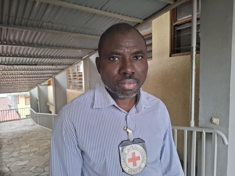 Alexandre Laouwayi, chef du programme de réadaptation physique du CICR/Nord-Kivu. Juillet 2026.<br />Radio Okapi/ Rosalie Zawadi