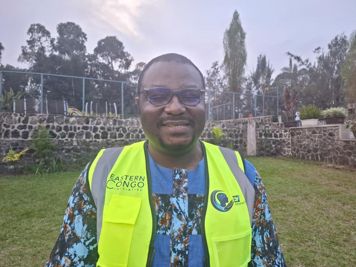 John Mpakaniye, Chef de Bureau en Rdc de l’organisation Eastern Congo Initiave. <br />Radio Okapi/Ph. Rosalie Zawadi