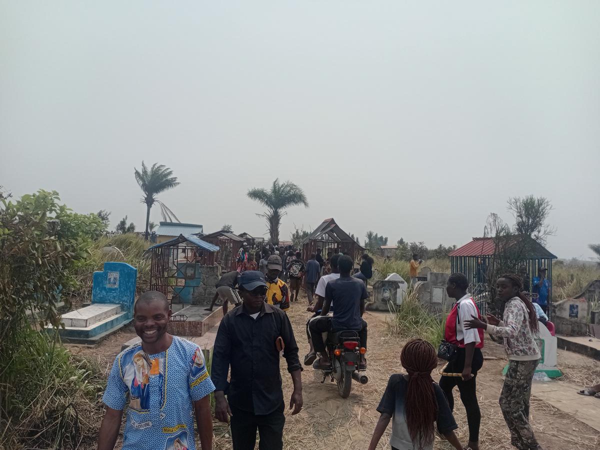 (Photo d'illustration)<br />
Cimetière de Ngamilele dans la ville de Bandundu le 1er août 2026<br />Jean claude Tangamu